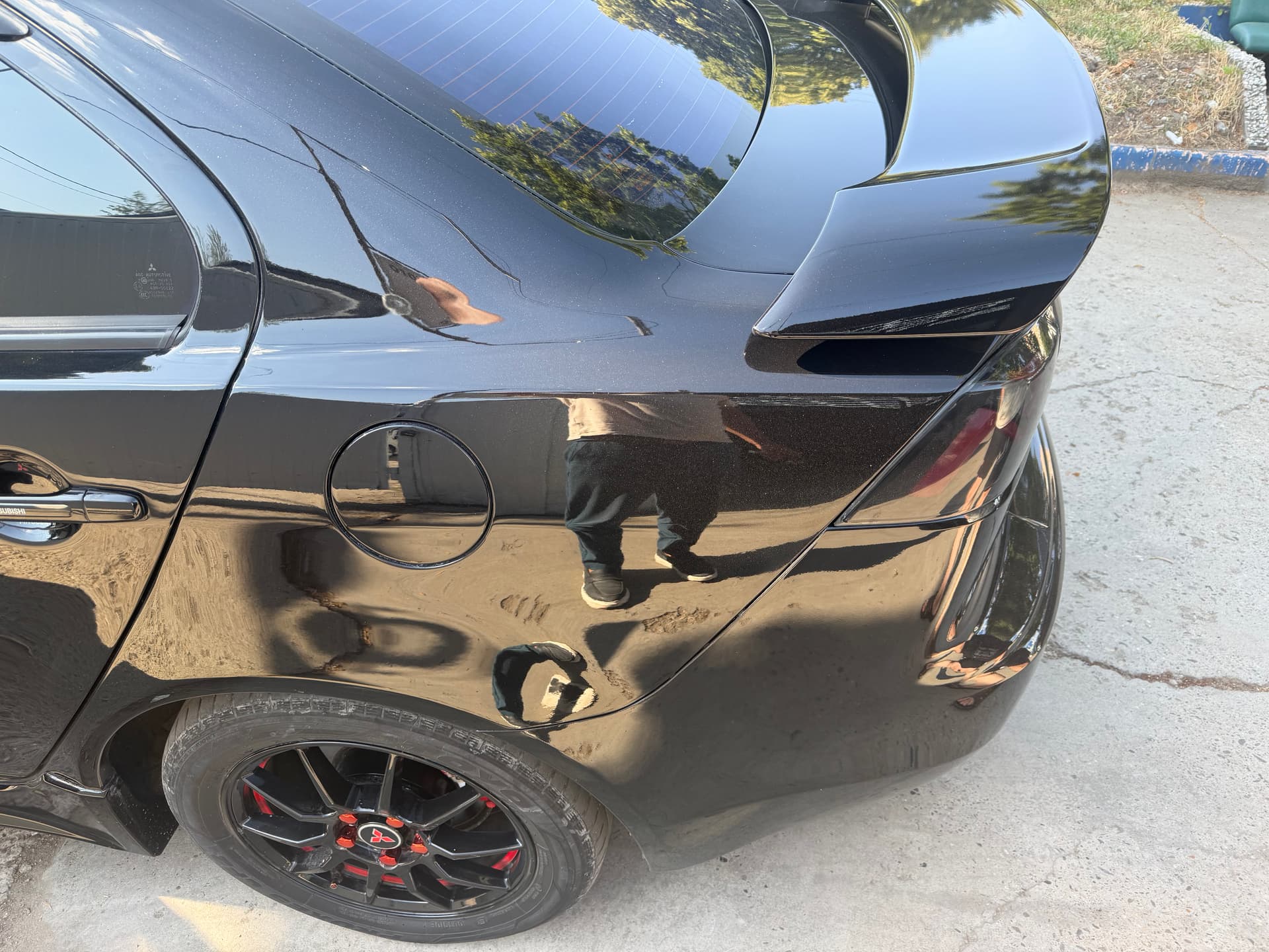 Mitsubishi Lancer -- результат покраски